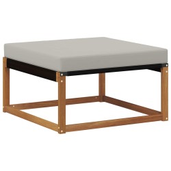 Ensemble de canapés d'extérieur 5 pcs Gris Naturel et Clair 527841527841