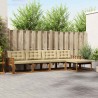 Ensemble de canapés d'extérieur 5 pcs Naturel et Beige 527851527851