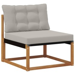 Ensemble de canapés d'extérieur 4 pcs Gris Naturel et Clair 527857527857