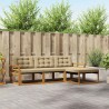 Ensemble de canapés d'extérieur 4 pcs Naturel et Beige 527859527859