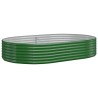 Lit surélevé de jardin Acier galvanisé 214x140x36cm Vert 527878527878