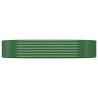 Lit surélevé de jardin Acier galvanisé 214x140x36cm Vert 527878527878