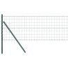 Clôture avec poteau Vert 0,6 x 50 m Acier et PVC 528036528036