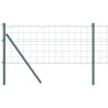 Clôture avec poteau Vert 0,6 x 50 m Acier et PVC 528050528050