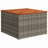 Ensemble de canapé de jardin avec coussin 6 pcs Gris polyrotin 528168528168