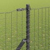 Poteau de clôture. 52 pcs Gris 3,2 x 3,2 x 210 cm 528233528233
