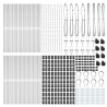 Poteau de clôture. 52 pcs Gris 3,2 x 3,2 x 170 cm 528243528243