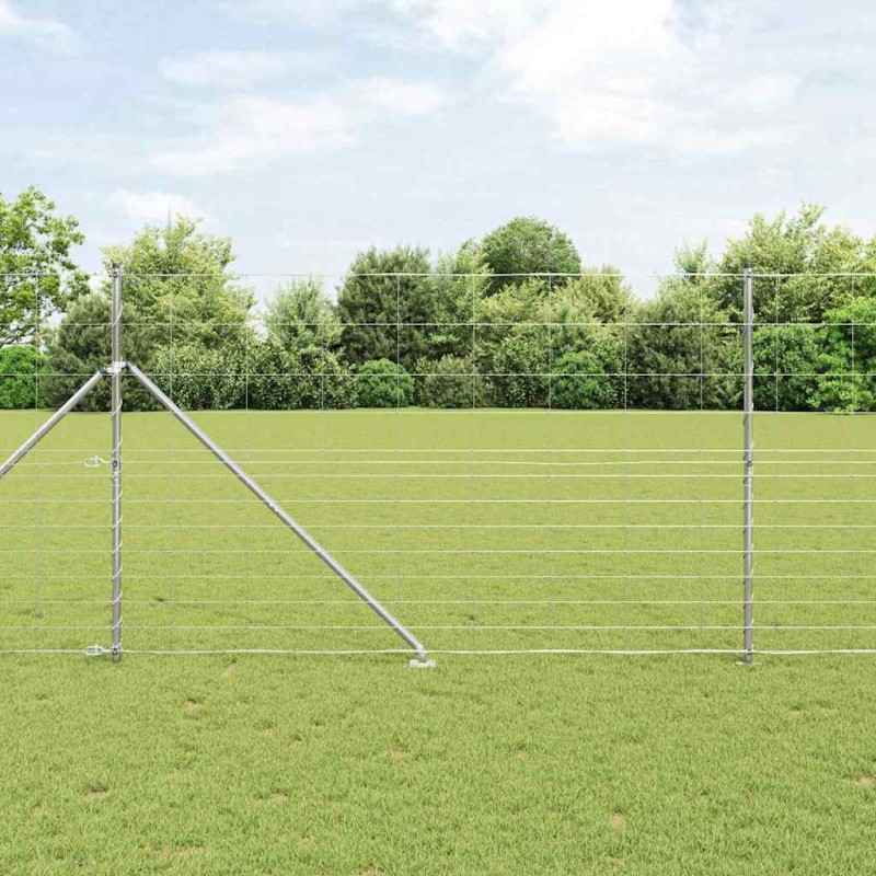 Poteau de clôture. Galvanisé 50 x 1,5 m Acier 528291528291