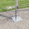 Poteau de clôture. Galvanisé 25 x 1,6 m Acier 528349528349