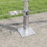 Poteau de clôture. Galvanisé 50 x 0,8 m Acier 528357528357