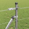 Poteau de clôture. Galvanisé 100 x 0,8 m Acier 528368528368