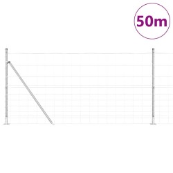 Poteau de clôture. Galvanisé 50 x 1,2 m Acier 528385528385
