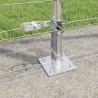 Poteau de clôture. Galvanisé 50 x 1,4 m Acier 528390528390