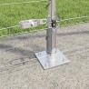 Poteau de clôture. Galvanisé 50 x 1,4 m Acier 528392528392