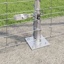 Poteau de clôture. Galvanisé 25 x 1,5 m Acier 528435528435