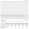 Poteau de clôture. 26 pcs Gris 3,2 x 3,2 x 205 cm 528450528450