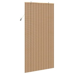 Store enrouleur avec des rideaux Nature 110 x 220 cm Bambou 528643528643