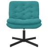 Fauteuil relaxant pivotant Turquoise 63 x 75 x 76 cm Velours 528646528646