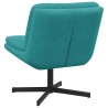 Fauteuil relaxant pivotant Turquoise 63 x 75 x 76 cm Velours 528646528646