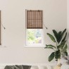 Store enrouleur avec des rideaux Marron 60 x 160 cm Bambou 528648528648
