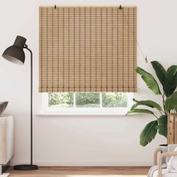 Store enrouleur avec des rideaux Nature 150 x 160 cm Bambou 528650528650