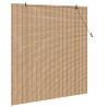 Store enrouleur avec des rideaux Nature 150 x 160 cm Bambou 528650528650