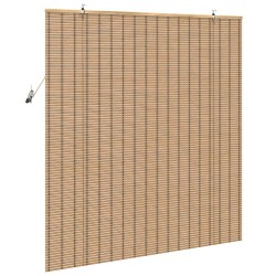 Store enrouleur avec des rideaux Nature 150 x 160 cm Bambou 528650528650