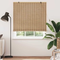 Store enrouleur avec des rideaux Nature 140 x 220 cm Bambou 528651528651