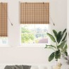 Store enrouleur avec des rideaux Nature 120 x 220 cm Bambou 528653528653