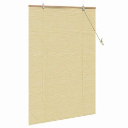 Store enrouleur avec des rideaux Nature 100 x 160 cm Bambou 528660528660