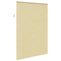 Store enrouleur avec des rideaux Nature 150 x 220 cm Bambou 528662528662