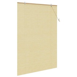 Store enrouleur avec des rideaux Nature 140 x 220 cm Bambou 528664528664