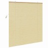 Store enrouleur avec des rideaux Nature 140 x 160 cm Bambou 528665528665