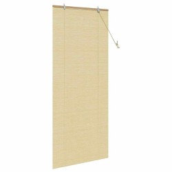 Store enrouleur avec des rideaux Nature 80 x 220 cm Bambou 528668528668