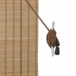 Store enrouleur avec des rideaux Nature 90 x 220 cm Bambou 528670528670