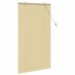 Store enrouleur avec des rideaux Nature 80 x 160 cm Bambou 528672528672