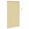 Store enrouleur avec des rideaux Nature 80 x 160 cm Bambou 528672528672