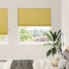 Store enrouleur avec des rideaux Jaune 140 x 220 cm Bambou 528673528673