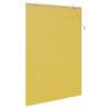 Store enrouleur avec des rideaux Jaune 140 x 220 cm Bambou 528673528673