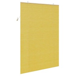 Store enrouleur avec des rideaux Jaune 140 x 220 cm Bambou 528673528673