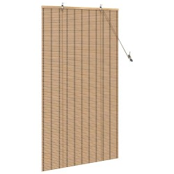 Store enrouleur avec des rideaux Nature 90 x 160 cm Bambou 528676528676