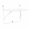 Table Suspendue de Balcon Blanc 60 x 39 x 65 cm Acier 528691528691