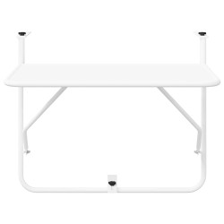 Table Suspendue de Balcon Blanc 60 x 39 x 65 cm Acier 528691528691