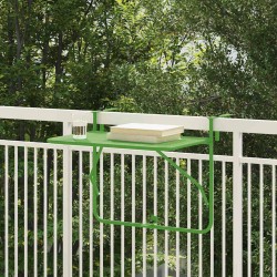 Table Suspendue de Balcon Vert 60 x 39 x 65 cm Acier 528692528692