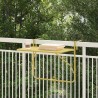 Table Suspendue de Balcon Doré 60 x 39 x 65 cm Acier 528693528693