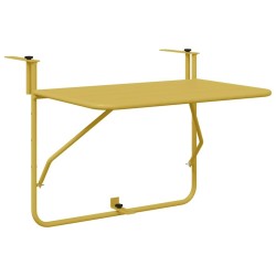 Table Suspendue de Balcon Doré 60 x 39 x 65 cm Acier 528693528693