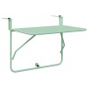 Table Suspendue de Balcon Vert menthe 60 x 39 x 65 cm Acier 528697528697