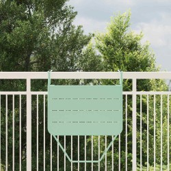 Table Suspendue de Balcon Vert menthe 60 x 39 x 65 cm Acier 528697528697