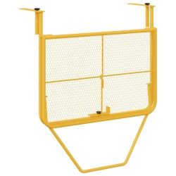 Table Suspendue de Balcon Moutarde 60 x 39 x 65 cm Acier 528700528700