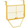 Table Suspendue de Balcon Moutarde 60 x 39 x 65 cm Acier 528700528700
